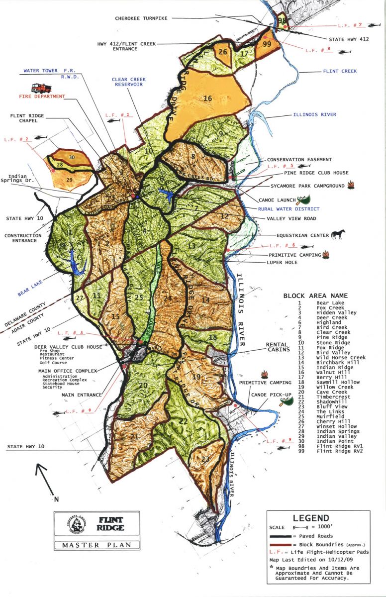 Flint Ridge Map